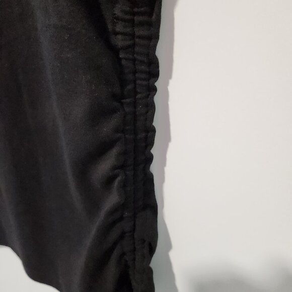 Cynthia Rowley NEW Black Pullover Tank Top with Ruching on each side- XL - Picture 3 of 4